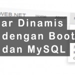 Membuat Navbar Menu Dinamis dengan Bootstrap, PHP dan MySQL